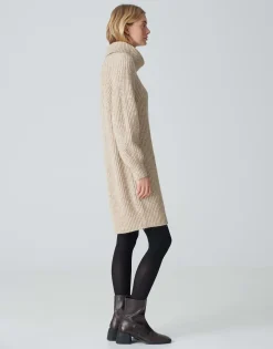 Damen OPUS Strick | Kleider^Strickkleid Wakya Beige Online Bestellen