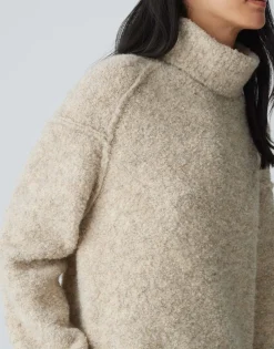 Damen OPUS Strick | Kleider^Strickkleid Wastelle Beige Online Bestellen