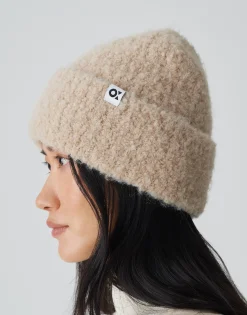 Damen OPUS Accessoires^Strickmütze Acurly Cap Beige Online Bestellen