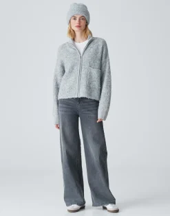 Damen OPUS Accessoires^Strickmütze Acurly Cap Grau Online Bestellen