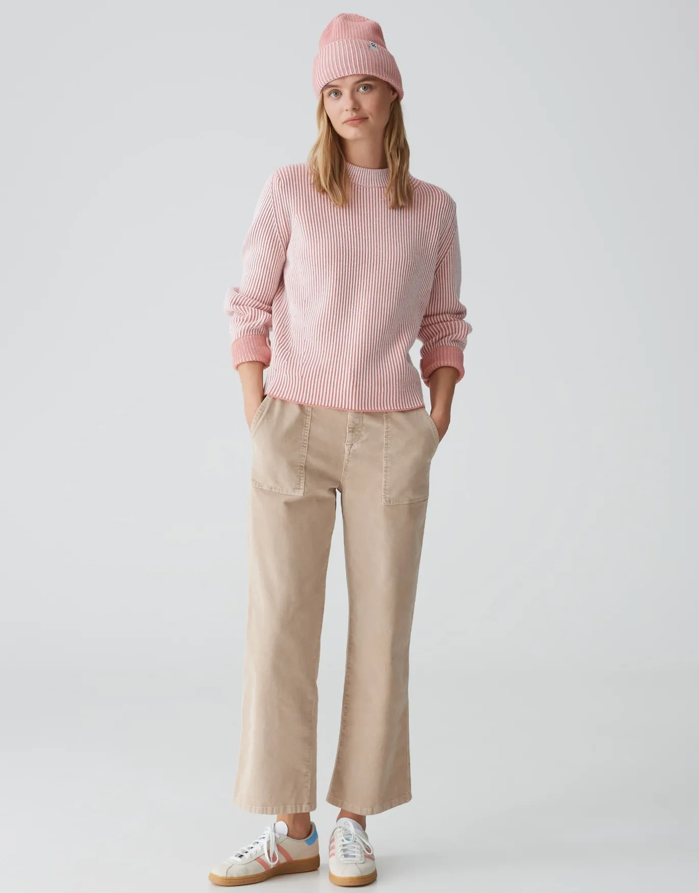 Damen OPUS Accessoires^Strickmütze Anari Mix Rosé Online Bestellen