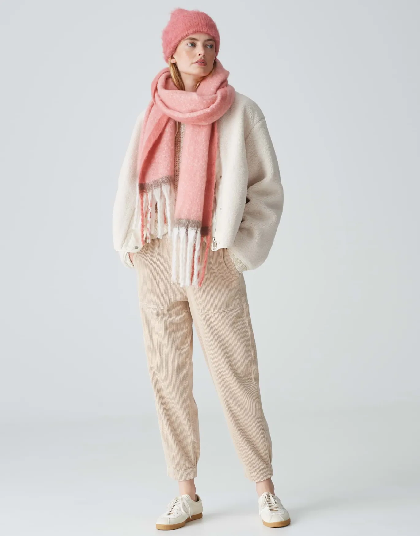 Damen OPUS Accessoires^Strickmütze Atilly Cap Rosé Online Bestellen