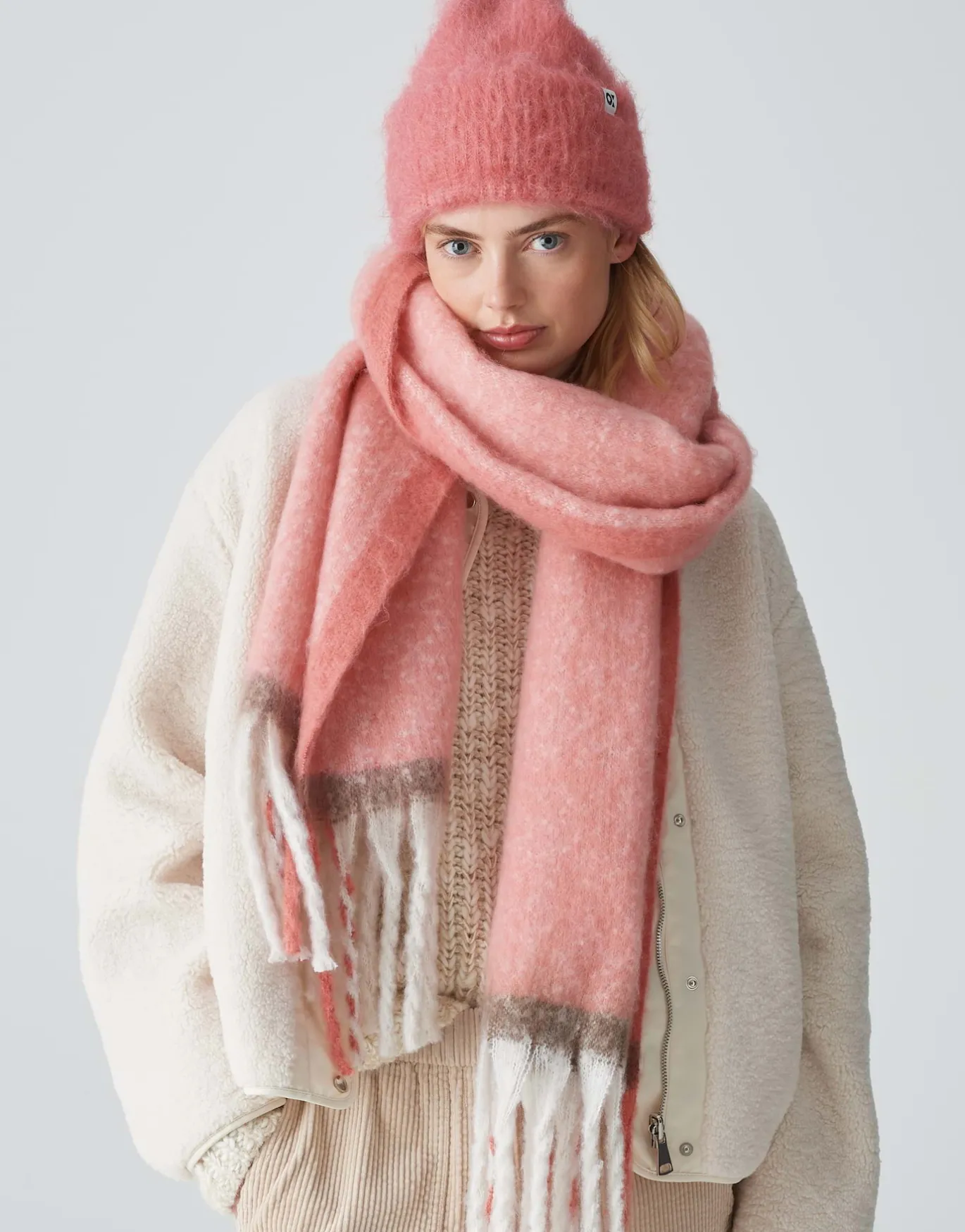 Damen OPUS Accessoires^Strickmütze Atilly Cap Rosé Online Bestellen