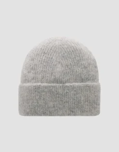 Damen OPUS Accessoires^Strickmütze Beky Fluffy Grau Online Bestellen