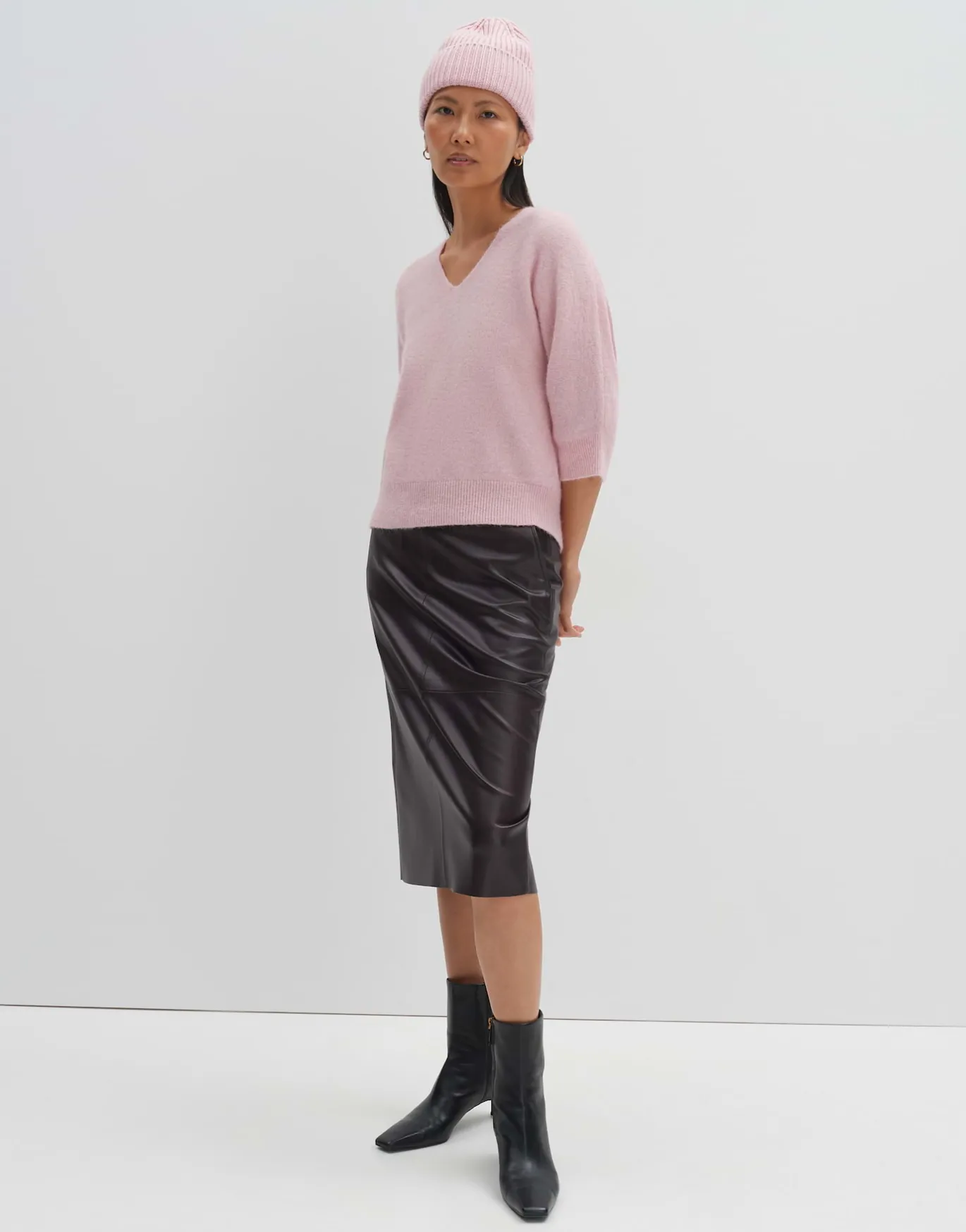 Damen OPUS Accessoires^Strickmütze Beky Soft Rosé Online Bestellen