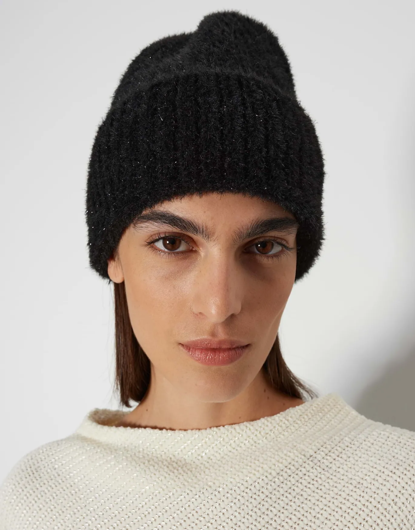 Damen OPUS Accessoires^Strickmütze Blinny Soft Schwarz Online Bestellen