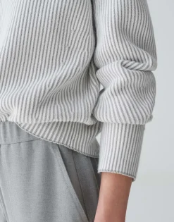 Damen OPUS Strick^Strickpullover Padollo Grau Online Bestellen