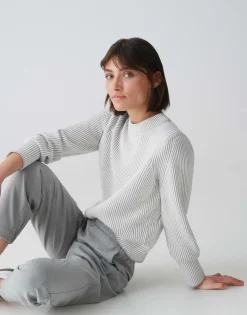 Damen OPUS Strick^Strickpullover Padollo Grau Online Bestellen