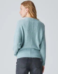 Damen OPUS Strick^Strickpullover Pahuma Soft Blau Online Bestellen