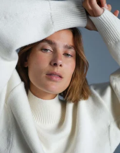 Damen OPUS Strick^Strickpullover Pandini Weiß Online Bestellen