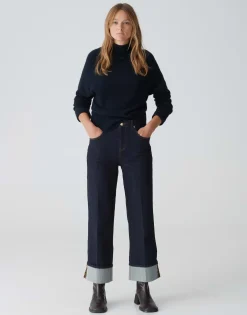 Damen OPUS Strick^Strickpullover Panwerp Blau Online Bestellen