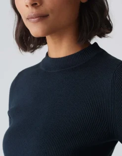 Damen OPUS Strick^Strickpullover Peffo Blau Online Bestellen