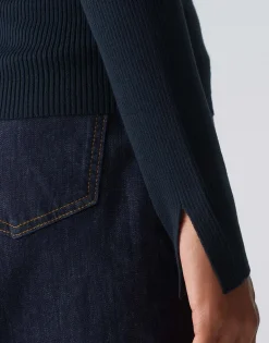 Damen OPUS Strick^Strickpullover Peffo Blau Online Bestellen