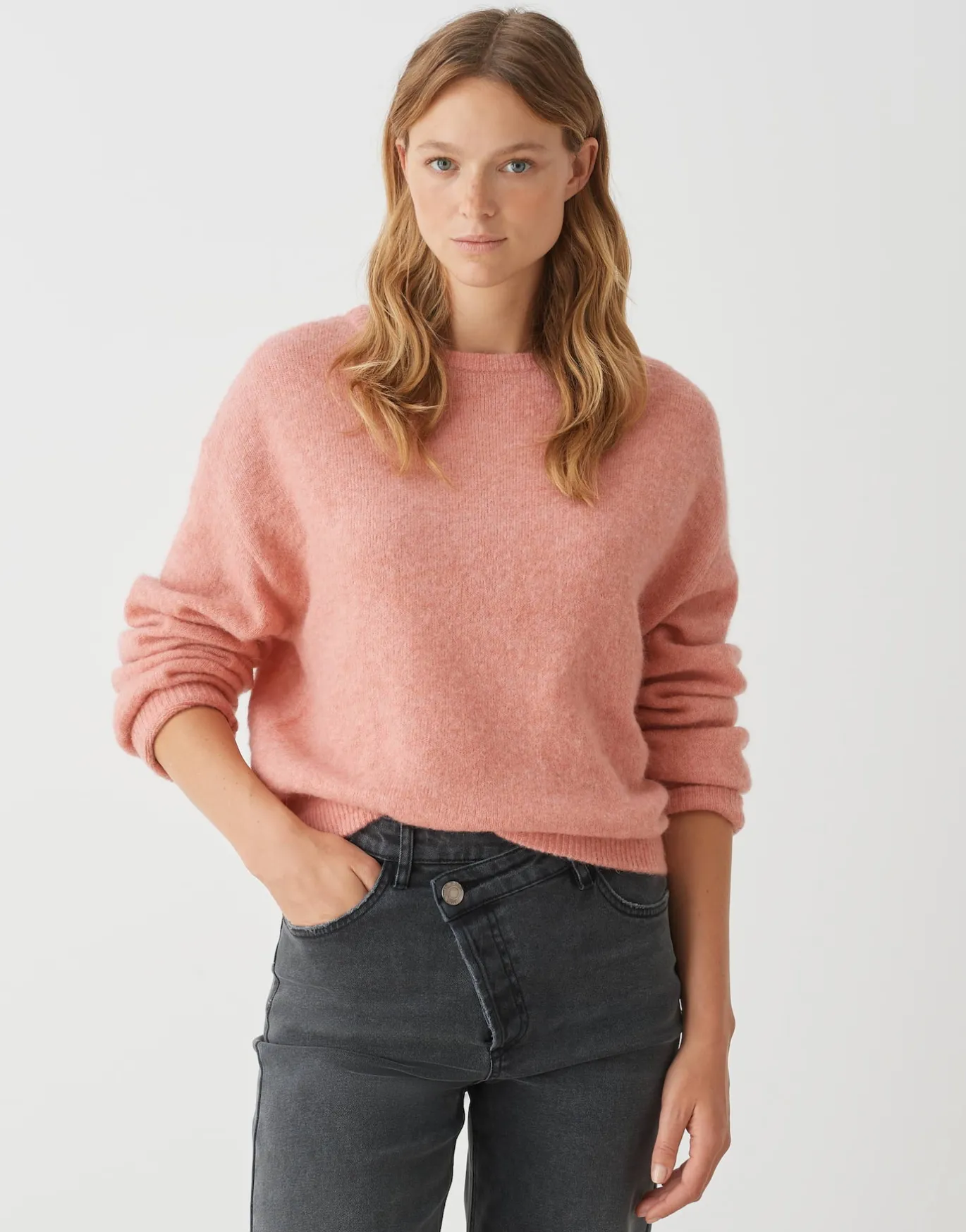 Damen OPUS Strick^Strickpullover Pemine Rosé Online Bestellen