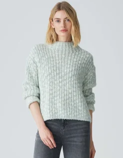 Damen OPUS Strick^Strickpullover Perke Blau Online Bestellen