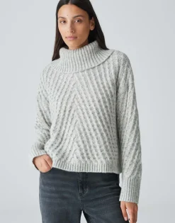 Damen OPUS Strick^Strickpullover Plinea Grau Online Bestellen