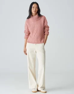 Damen OPUS Strick^Strickpullover Plinea Rosé Online Bestellen