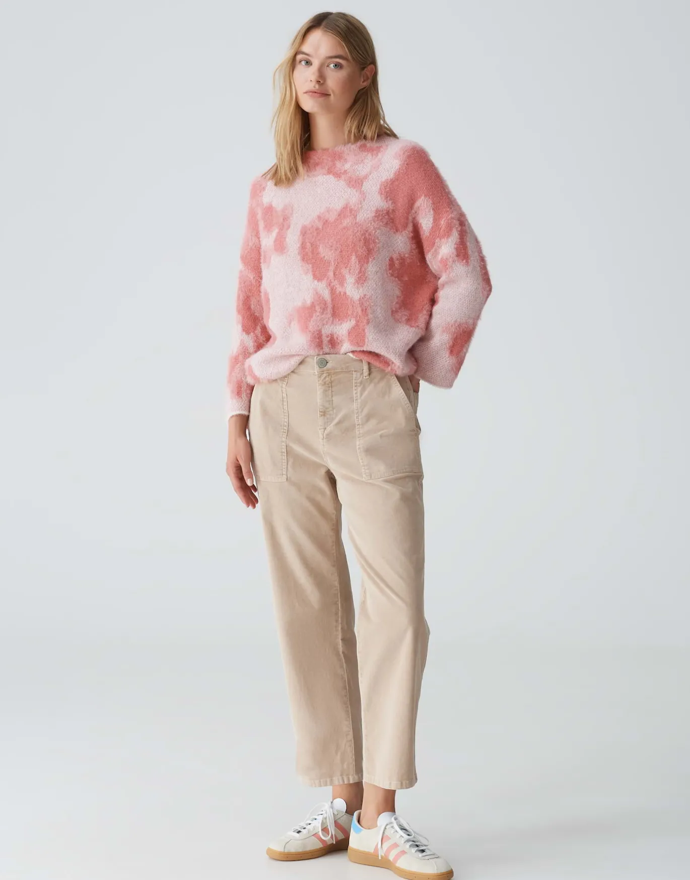 Damen OPUS Strick^Strickpullover Plumi Rosé Online Bestellen