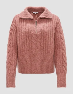 Damen OPUS Strick^Strickpullover Popfy Rosé Online Bestellen
