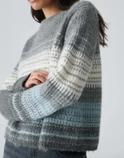 Damen OPUS Strick^Strickpullover Pradeta Blau Online Bestellen