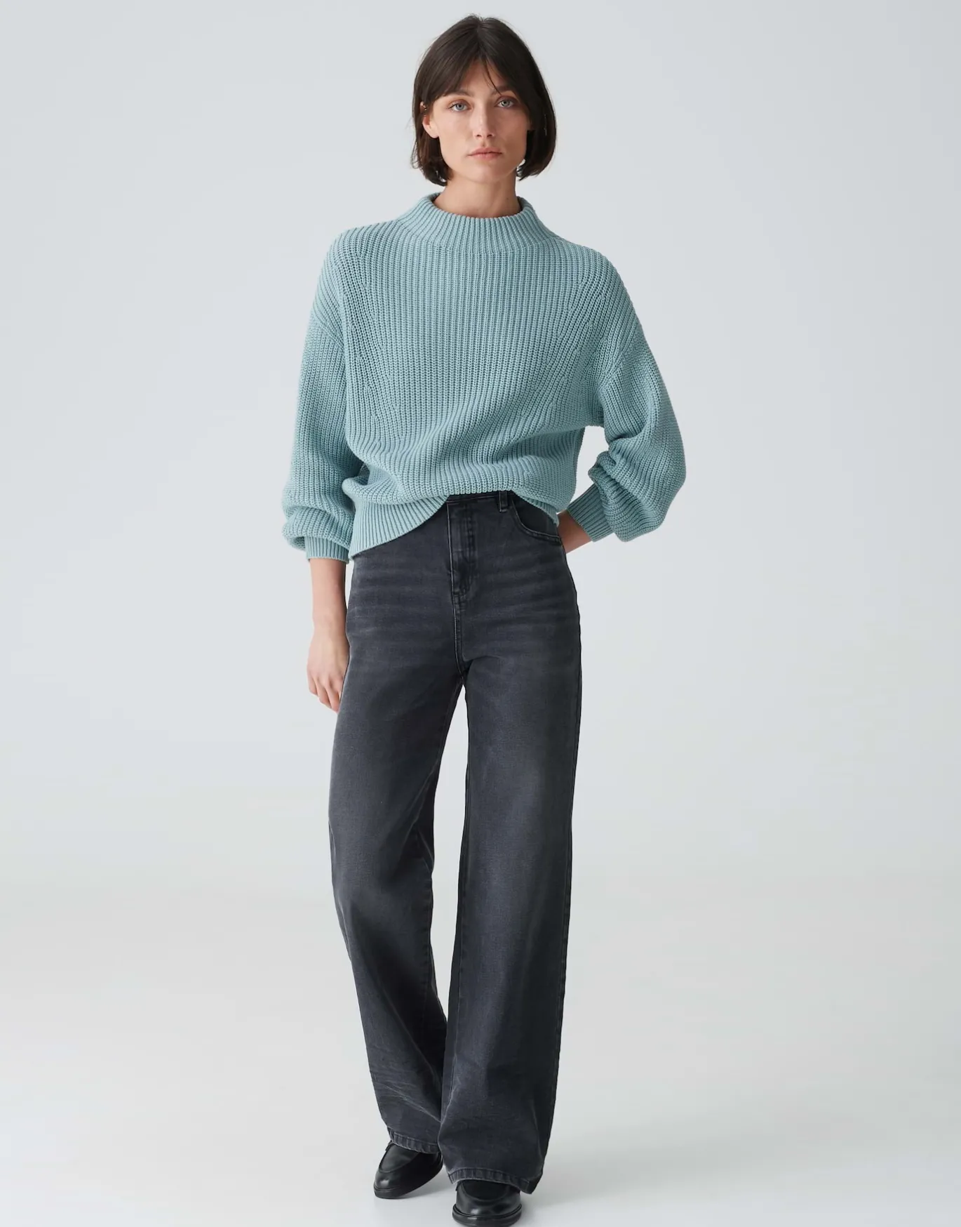 Damen OPUS Strick^Strickpullover Pufamo Blau Online Bestellen