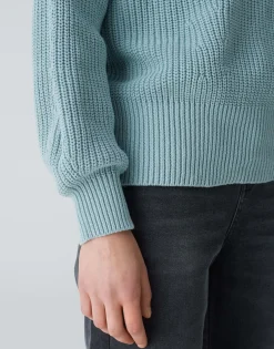 Damen OPUS Strick^Strickpullover Pufamo Blau Online Bestellen