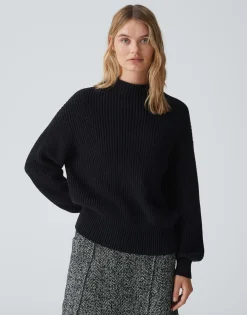Damen OPUS Strick^Strickpullover Pufamo Schwarz Online Bestellen