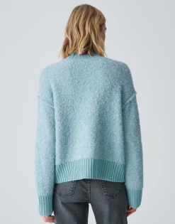 Damen OPUS Strick^Strickpullover Puklana Blau Online Bestellen