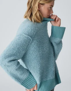 Damen OPUS Strick^Strickpullover Puklana Blau Online Bestellen