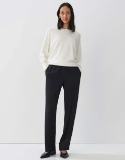 Damen OPUS Strick^Strickpullover Taliya Detail Weiß Online Bestellen