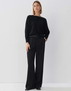 Damen OPUS Strick^Strickpullover Taliya Detail Schwarz Online Bestellen