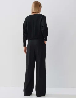 Damen OPUS Strick^Strickpullover Taliya Detail Schwarz Online Bestellen