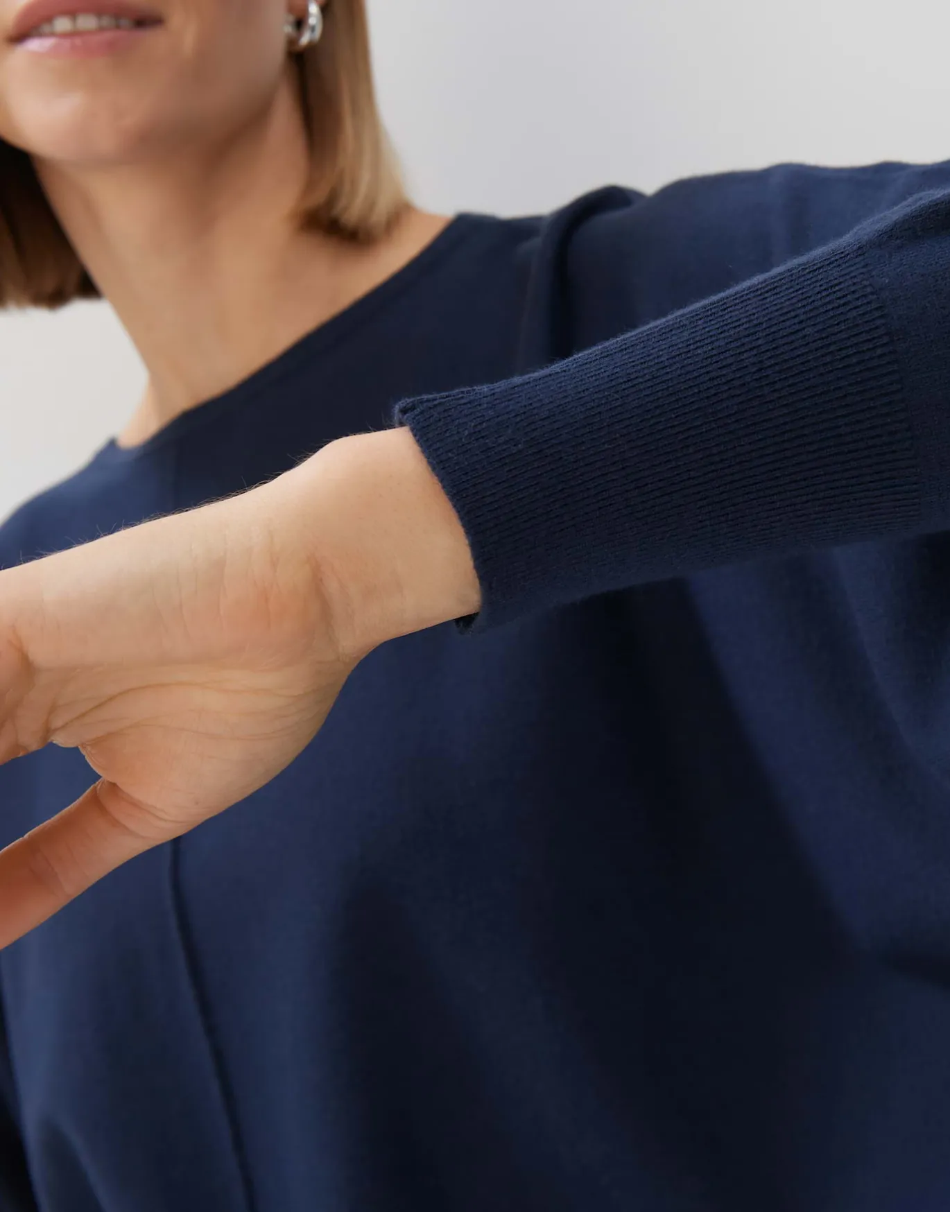 Damen OPUS Strick^Strickpullover Taliya Detail Blau Online Bestellen