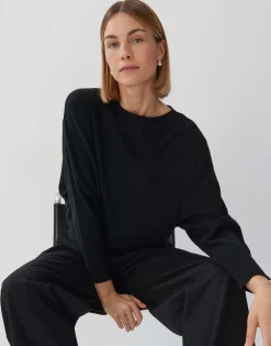 Damen OPUS Strick^Strickpullover Taliya Detail Schwarz Online Bestellen