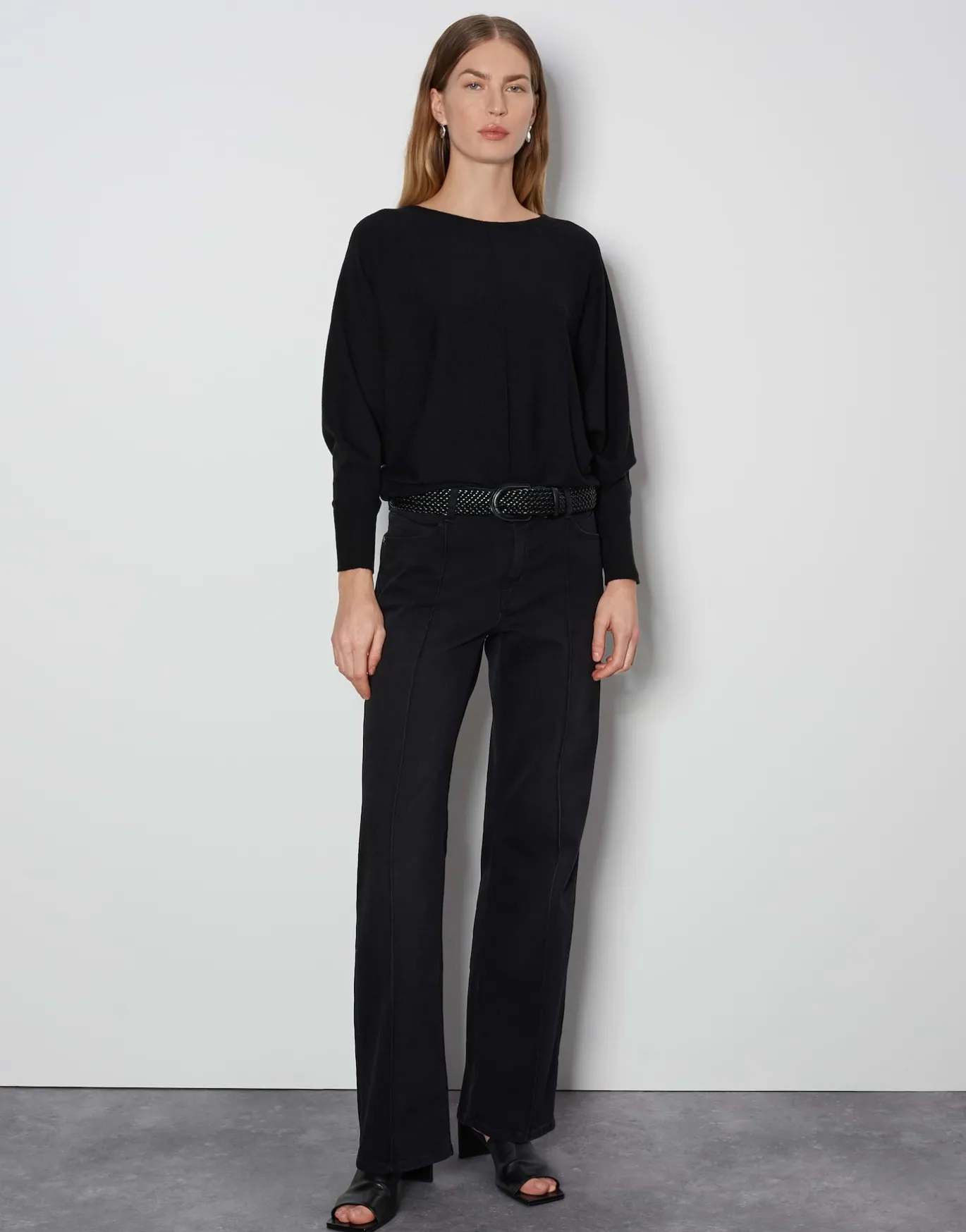 Damen OPUS Strick^Strickpullover Taliya Line Schwarz Online Bestellen