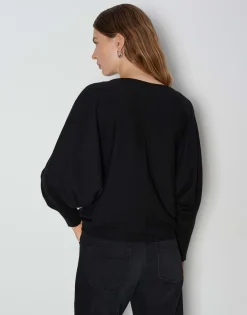 Damen OPUS Strick^Strickpullover Taliya Line Schwarz Online Bestellen