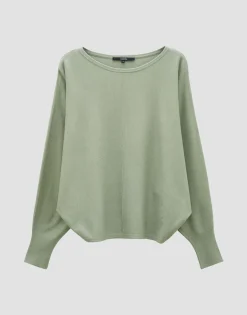 Damen OPUS Strick^Strickpullover Taliya Line Grün Online Bestellen