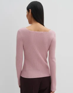 Damen OPUS Strick^Strickpullover Tamea Rosé Online Bestellen