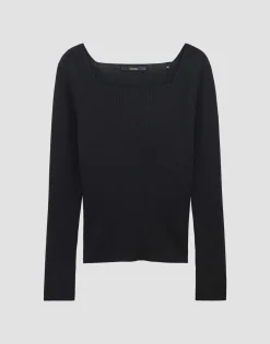 Damen OPUS Strick^Strickpullover Tamea Schwarz Online Bestellen