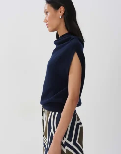 Damen OPUS Strick^Strickpullover Tamena Blau Online Bestellen