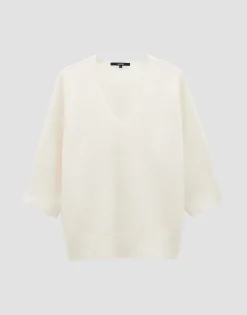 Damen OPUS Strick^Strickpullover Tamita Pure Weiß Online Bestellen