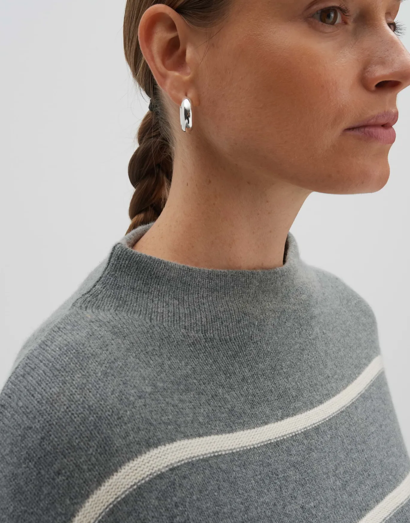 Damen OPUS Strick^Strickpullover Tanalynn Grau Online Bestellen