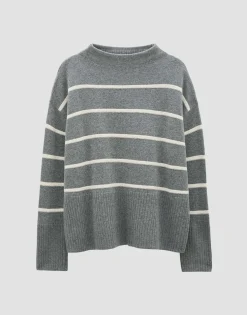 Damen OPUS Strick^Strickpullover Tanalynn Grau Online Bestellen