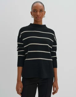 Damen OPUS Strick^Strickpullover Tanalynn Schwarz Online Bestellen