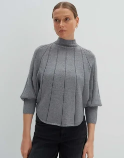 Damen OPUS Strick^Strickpullover Tanima Grau Online Bestellen