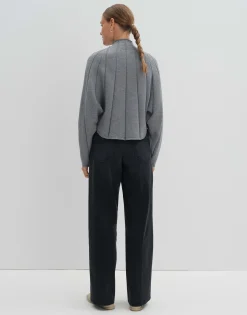 Damen OPUS Strick^Strickpullover Tanima Grau Online Bestellen