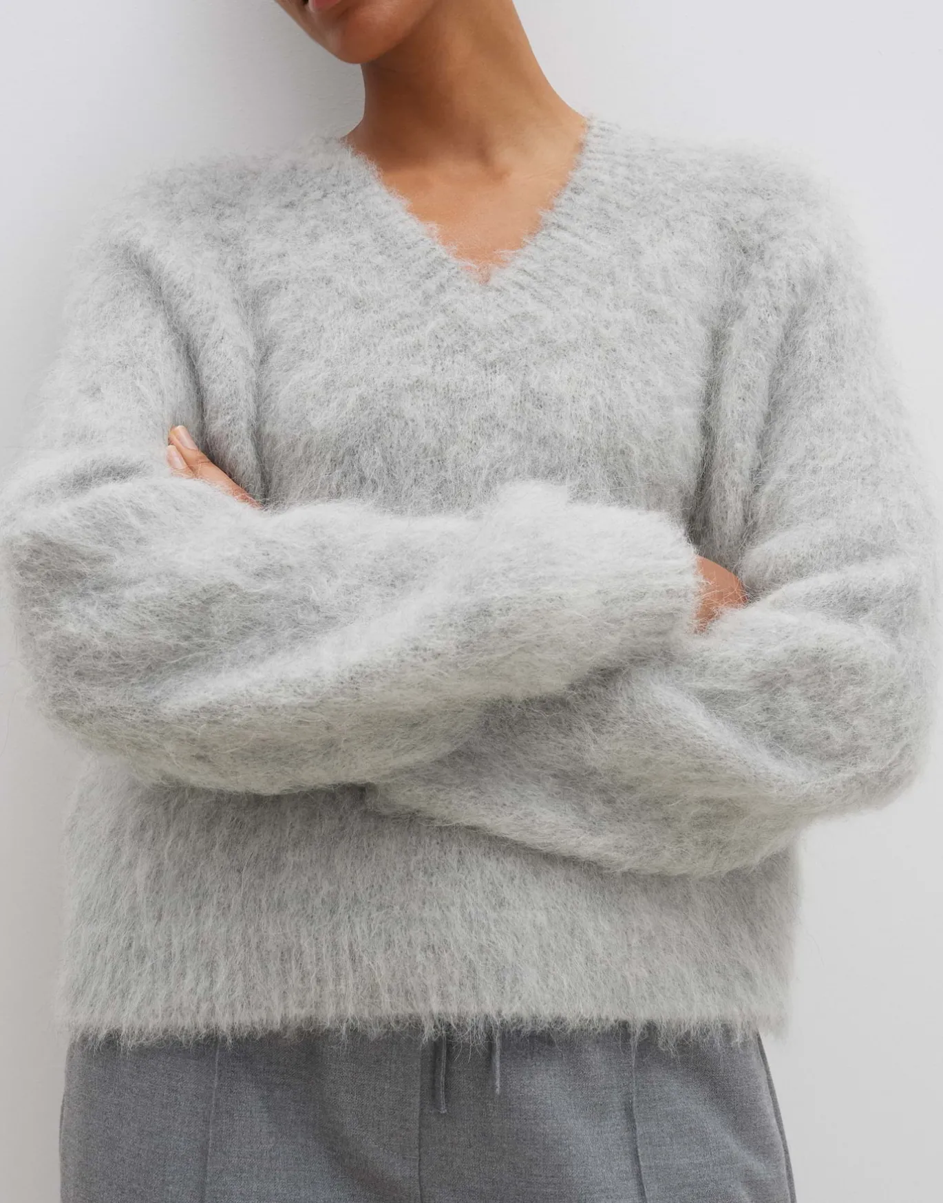 Damen OPUS Strick^Strickpullover Tanyara Grau Online Bestellen