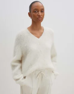 Damen OPUS Strick^Strickpullover Tanyara Weiß Online Bestellen