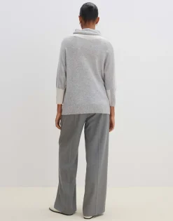 Damen OPUS Strick^Strickpullover Temily Grau Online Bestellen