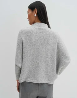 Damen OPUS Strick^Strickpullover Tiola Grau Online Bestellen